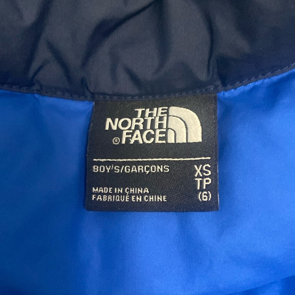 Dark blue The North Face 550 puffer coat